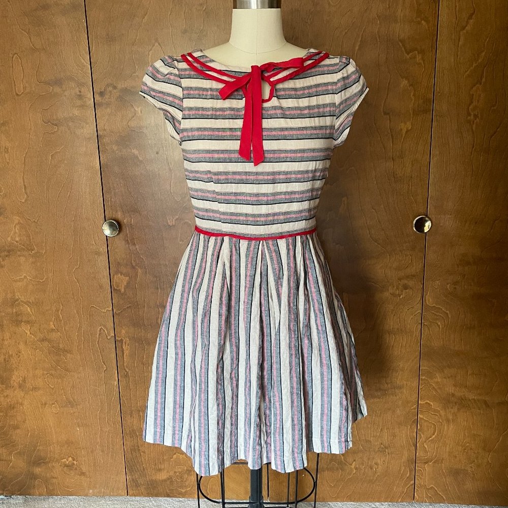Dear Creatures striped mini dress
